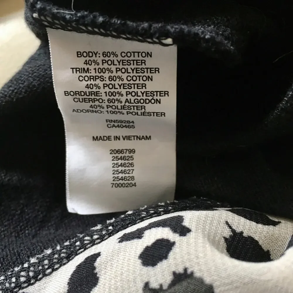 NWOT Mixed Material Knit Top Size 7/8